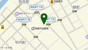 根室警察署桜橋交番の地図画像