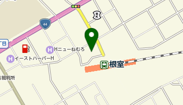 根室警察署駅前交番の地図画像