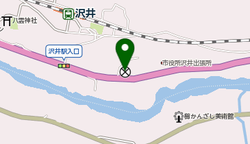 青梅警察署沢井駐在所の地図画像