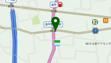 福生警察署油平駐在所の地図画像