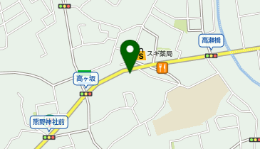 町田警察署高ヶ坂駐在所の地図画像