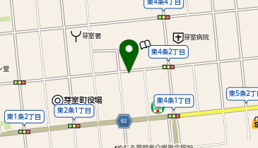 帯広警察署芽室交番の地図画像