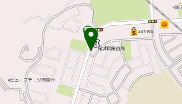 多摩中央警察署向陽台駐在所の地図画像