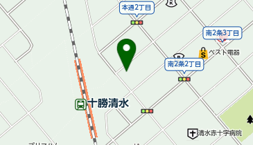 新得警察署清水交番の地図画像