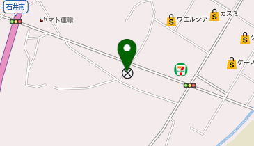 笠間警察署佐白交番の地図画像