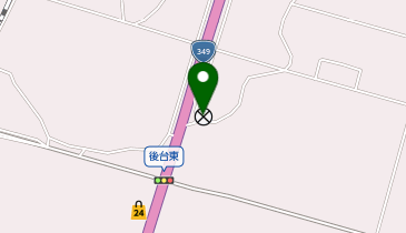 那珂警察署後台交番の地図画像