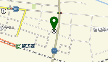 北見警察署留辺蘂交番の地図画像