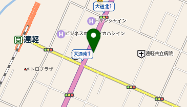 遠軽警察署駅前交番の地図画像