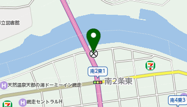 網走警察署中央交番の地図画像