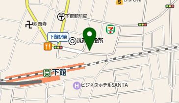 筑西警察署下館駅前交番の地図画像