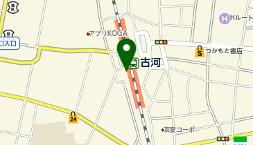 古河警察署古河駅前交番の地図画像