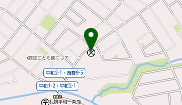 西警察署西野交番の地図画像