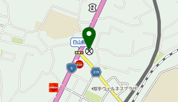 取手警察署白山交番の地図画像