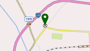 大子警察署下野宮駐在所の地図画像