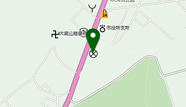 鉾田警察署大蔵駐在所の地図画像