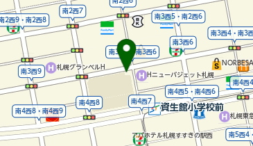 中央警察署南三条交番の地図画像