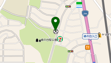 常総警察署絹の台駐在所の地図画像