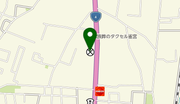 宇都宮南警察署雀の宮交番の地図画像