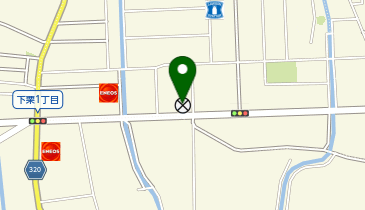 宇都宮南警察署下栗町交番の地図画像