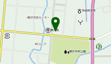 岩見沢警察署栗沢駐在所の地図画像