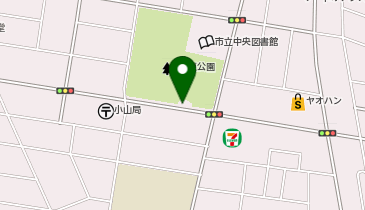 小山警察署城東交番の地図画像