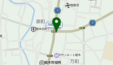 栃木警察署万町交番の地図画像