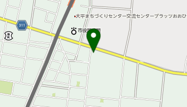 栃木警察署大平交番の地図画像