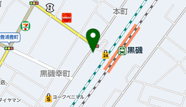 那須塩原警察署黒磯駅前交番の地図画像