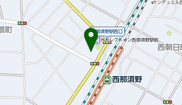 那須塩原警察署西那須野交番の地図画像