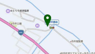 那須塩原警察署塩原交番の地図画像