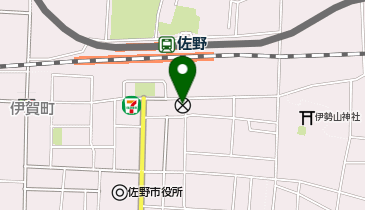 佐野警察署佐野駅前交番の地図画像