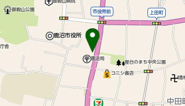 鹿沼警察署久保町交番の地図画像