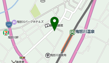 今市警察署藤原交番の地図画像