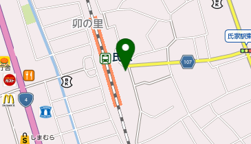 さくら警察署氏家駅前交番の地図画像