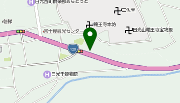 日光警察署安川町交番の地図画像