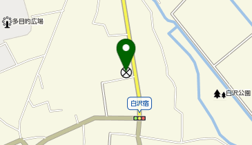 宇都宮東警察署白沢駐在所の地図画像