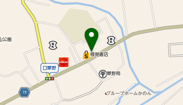 鹿沼警察署口粟野駐在所の地図画像