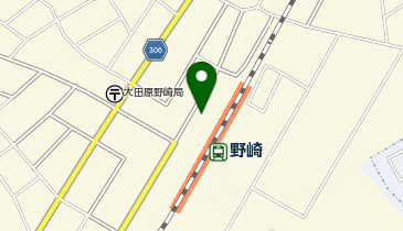 大田原警察署野崎駐在所の地図画像