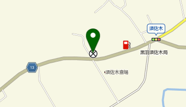 大田原警察署須佐木駐在所の地図画像
