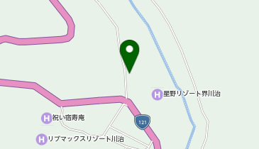 今市警察署川治駐在所の地図画像