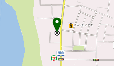 さくら警察署勝山駐在所の地図画像