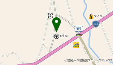 矢板警察署玉生駐在所の地図画像