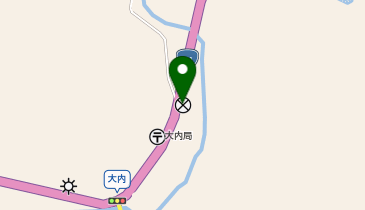 那珂川警察署大内駐在所の地図画像