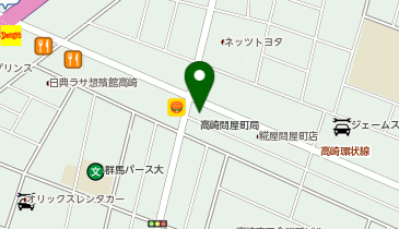 高崎警察署問屋町交番の地図画像