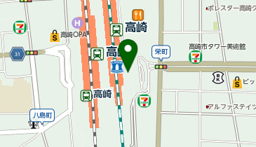 高崎警察署高崎駅東交番の地図画像