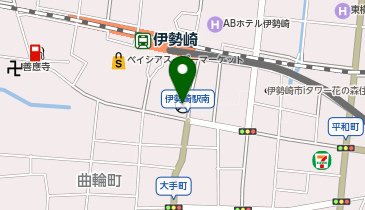 伊勢崎警察署駅前交番の地図画像