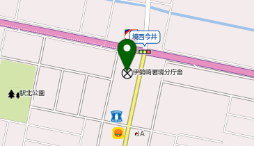 伊勢崎警察署境交番の地図画像