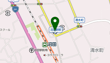 沼田警察署駅前交番の地図画像