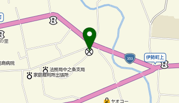 吾妻警察署中之条町交番の地図画像