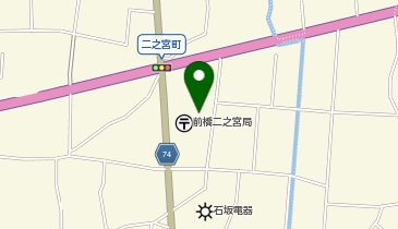 前橋東警察署二之宮駐在所の地図画像